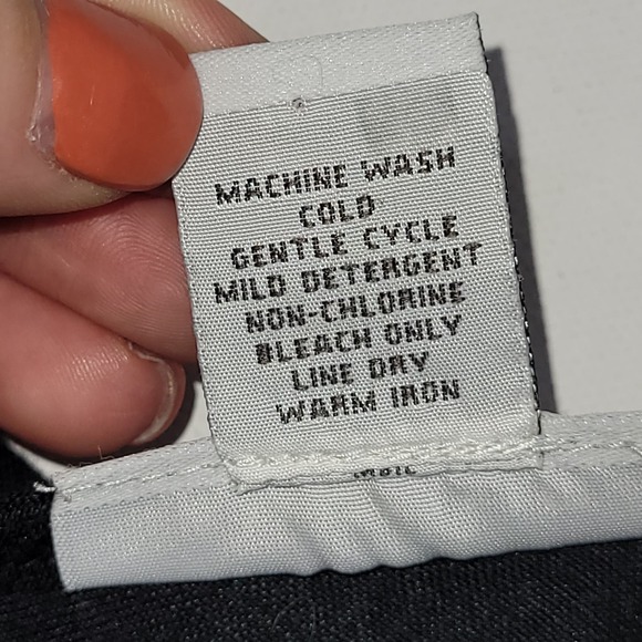 Avenue Maxi Casual Dress Women's 18/20 Black V Neck Relaxed Side Slit Sleeveless - Picture 8 of 9